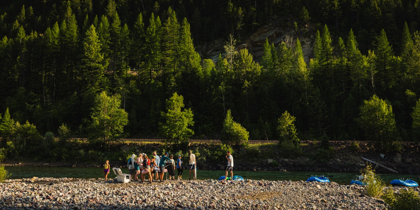 Dinner and Rafting Trip Near Glacier, MT - Wild River