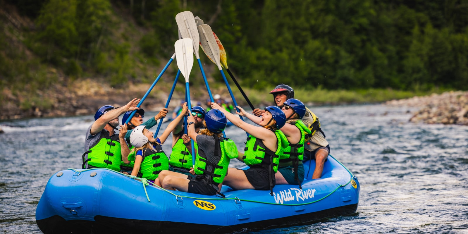 Whitewater Rafting Montana with a Glacier Rafting Company - Wild River