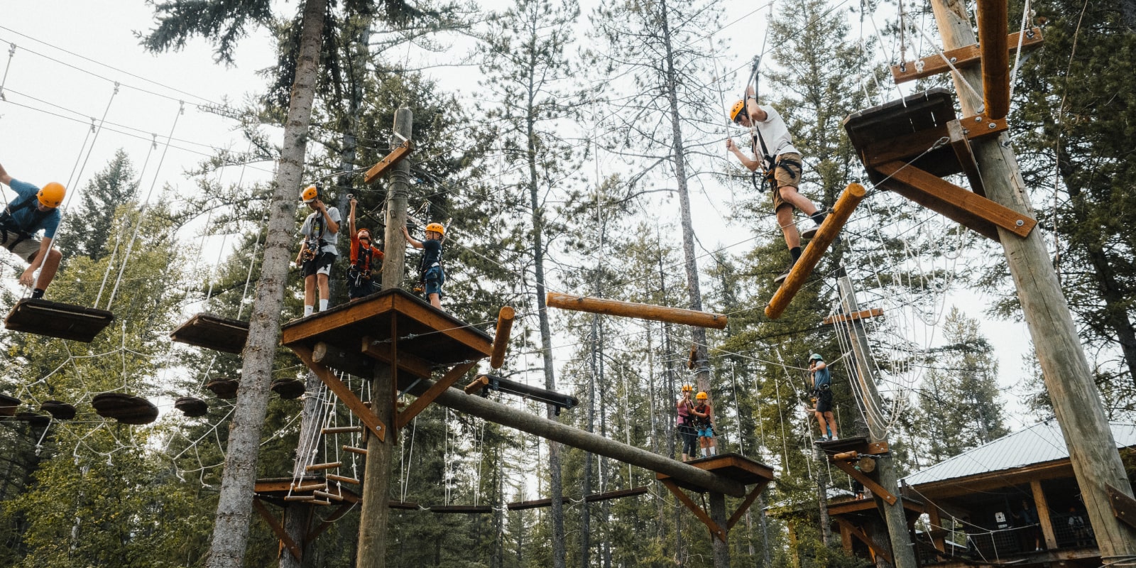 Aerial Adventure Park in West Glacier - Glacier Highline