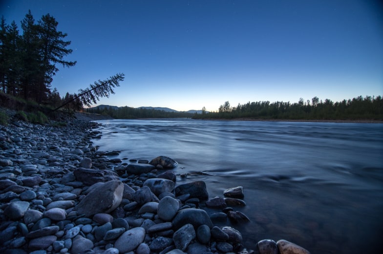 Flathead River sunset